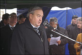 16 октября 2009 г., Барнаул   Открытие объездной дороги по ул. Власихинской в Барнауле