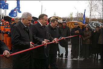 16 октября 2009 г., Барнаул   Открытие объездной дороги по ул. Власихинской в Барнауле