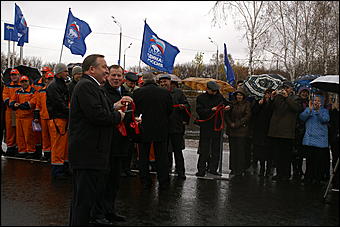 16 октября 2009 г., Барнаул   Открытие объездной дороги по ул. Власихинской в Барнауле