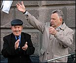 30 сентября 2006 г., Барнаул   Открытие мемориальной доски первой на Алтае студии телевидения 