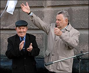 30 сентября 2006 г., Барнаул   Открытие мемориальной доски первой на Алтае студии телевидения 