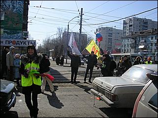 10 апреля 2010 г., Барнаул   "Операция дырка" активистов Drom.ru