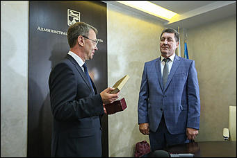 16 августа 2019 г., Барнаул. Екатерина Смолихина   Как глава Барнаула Сергей Дугин покидал свой пост