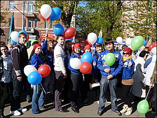 1 мая 2011 г., Барнаул   Барнаул отмечает Первомай