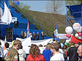 1 мая 2011 г., Барнаул   Барнаул отмечает Первомай