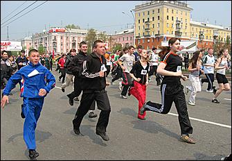 9 мая 2009 г., Барнаул   Кольцо Победы