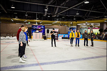 14 декабря 2019 г., Барнаул   "Европейскими играми" открылся первый в Барнауле ледовый каток "Европы Плюс"