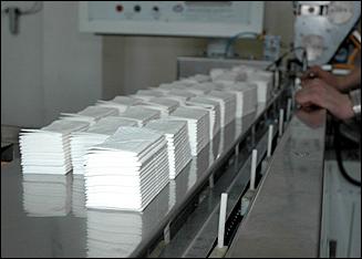 1 февраля 2006 г., Новоалтайск   Открытие фабрики санитарно-гигиенических изделий 