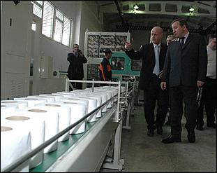 1 февраля 2006 г., Новоалтайск   Открытие фабрики санитарно-гигиенических изделий 