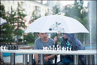 21 июля 2017 г., Барнаул   Алтайские шахматисты не сдаются, как прошел сеанс одновременной игры.