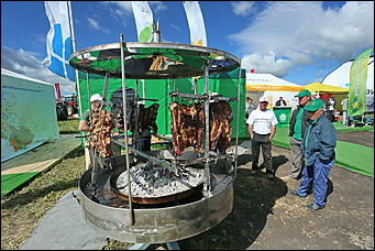 19 июня 2019 г., Алтайский край. Екатерина Смолихина   "Умная техника" и красивые девушки: как на Алтае открыли форум "День сибирского поля - 2019" 