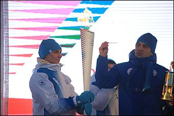 9 декабря 2018 г., Барнаул   Огонь, иди со мной: как в Барнауле провели эстафету к зимней Универсиаде