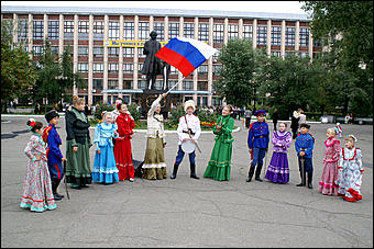 22 августа 2007 г., Барнаул   День Государственного флага России в Барнауле