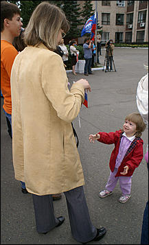 22 августа 2007 г., Барнаул   День Государственного флага России в Барнауле