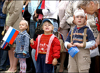 22 августа 2007 г., Барнаул   День Государственного флага России в Барнауле