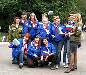 22 августа 2007 г., Барнаул   День Государственного флага России в Барнауле