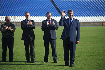 15 августа 2019 г., Барнаул. Екатерина Смолихина   Как Дугин перед отставкой сходил с Томенко на футбол и вдохновил "Динамо" на победу