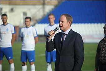 15 августа 2019 г., Барнаул. Екатерина Смолихина   Как Дугин перед отставкой сходил с Томенко на футбол и вдохновил "Динамо" на победу