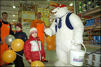 21 октября 2006 г., Барнаул   Открытие гипермаркета строительных материалов "Формула м2". Павловский тракт, 49/3