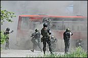 10 июня 2010 г., Барнаул   Учения "силовиков" по пресечению условного теракта