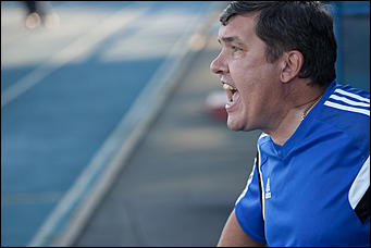 25 август 2016 г., Барнаул © Амител Вячеслав Мельников   "Динамо", вперед! Самые эмоциональные болельщики на матче барнаульской команды с "Енисеем" 