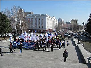 12 апреля 2011 г., Барнаул   Молодежное шествие «Первые в космосе – первые на Земле»