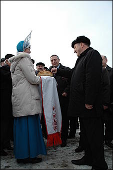 9 ноября, Барнаул   Запуск газопровода в райцентре Троицкое 