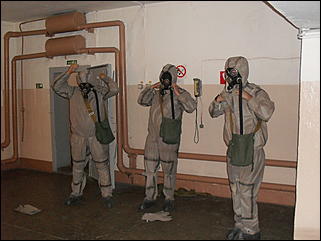 4 октябрь 2012 г., Барнаул   Тренировка по гражданской обороне на барнаульской ТЭЦ-2 