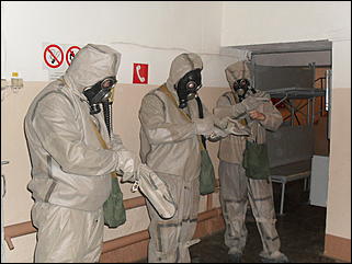 4 октябрь 2012 г., Барнаул   Тренировка по гражданской обороне на барнаульской ТЭЦ-2 