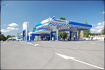 18 августа 2009 г., Барнаул   Открытие АЗС под новым брендом "Газпромнефть"