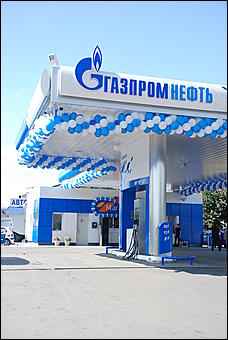 18 августа 2009 г., Барнаул   Открытие АЗС под новым брендом "Газпромнефть"