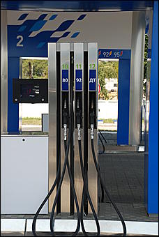 18 августа 2009 г., Барнаул   Открытие АЗС под новым брендом "Газпромнефть"