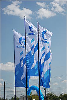 18 августа 2009 г., Барнаул   Открытие АЗС под новым брендом "Газпромнефть"