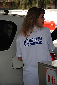 18 августа 2009 г., Барнаул   Открытие АЗС под новым брендом "Газпромнефть"