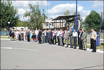 18 августа 2009 г., Барнаул   Открытие АЗС под новым брендом "Газпромнефть"