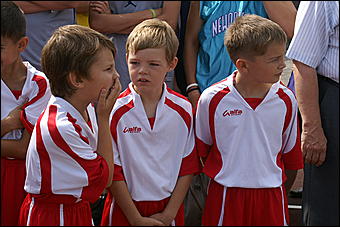 23 августа 2009 г., Барнаул   Открытие спортивной площадки в Железнодорожном районе Барнаула 