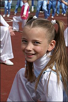 23 августа 2009 г., Барнаул   Открытие спортивной площадки в Железнодорожном районе Барнаула 