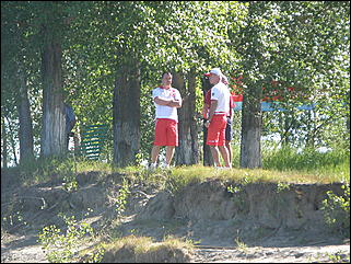 7 августа 2008 г., Барнаул   Российская олимпийская сборная набирает форму Барнауле