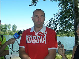 7 августа 2008 г., Барнаул   Российская олимпийская сборная набирает форму Барнауле