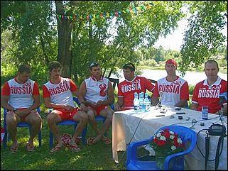 7 августа 2008 г., Барнаул   Российская олимпийская сборная набирает форму Барнауле