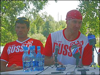 7 августа 2008 г., Барнаул   Российская олимпийская сборная набирает форму Барнауле