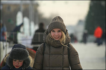 12 января 2018 г., Барнаул. Екатерина Смолихина   Тепло ли тебе, девица: жительницы Барнаула на зимних улицах