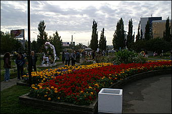 22 августа 2009 г., Барнаул   День рождения Барнаула - выставка цветов и "Город мастеров"