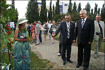 22 августа 2009 г., Барнаул   День рождения Барнаула - выставка цветов и "Город мастеров"