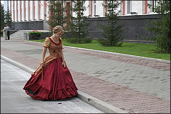 22 августа 2009 г., Барнаул   День рождения Барнаула - выставка цветов и "Город мастеров"