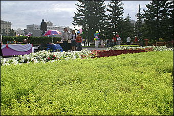 22 августа 2009 г., Барнаул   День рождения Барнаула - выставка цветов и "Город мастеров"