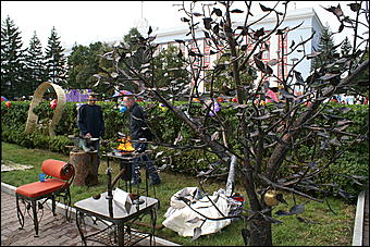 22 августа 2009 г., Барнаул   День рождения Барнаула - выставка цветов и "Город мастеров"