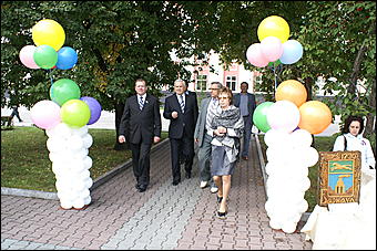 22 августа 2009 г., Барнаул   День рождения Барнаула - выставка цветов и "Город мастеров"