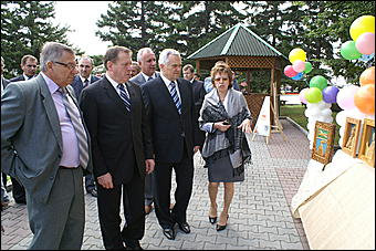 22 августа 2009 г., Барнаул   День рождения Барнаула - выставка цветов и "Город мастеров"