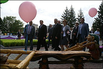 22 августа 2009 г., Барнаул   День рождения Барнаула - выставка цветов и "Город мастеров"